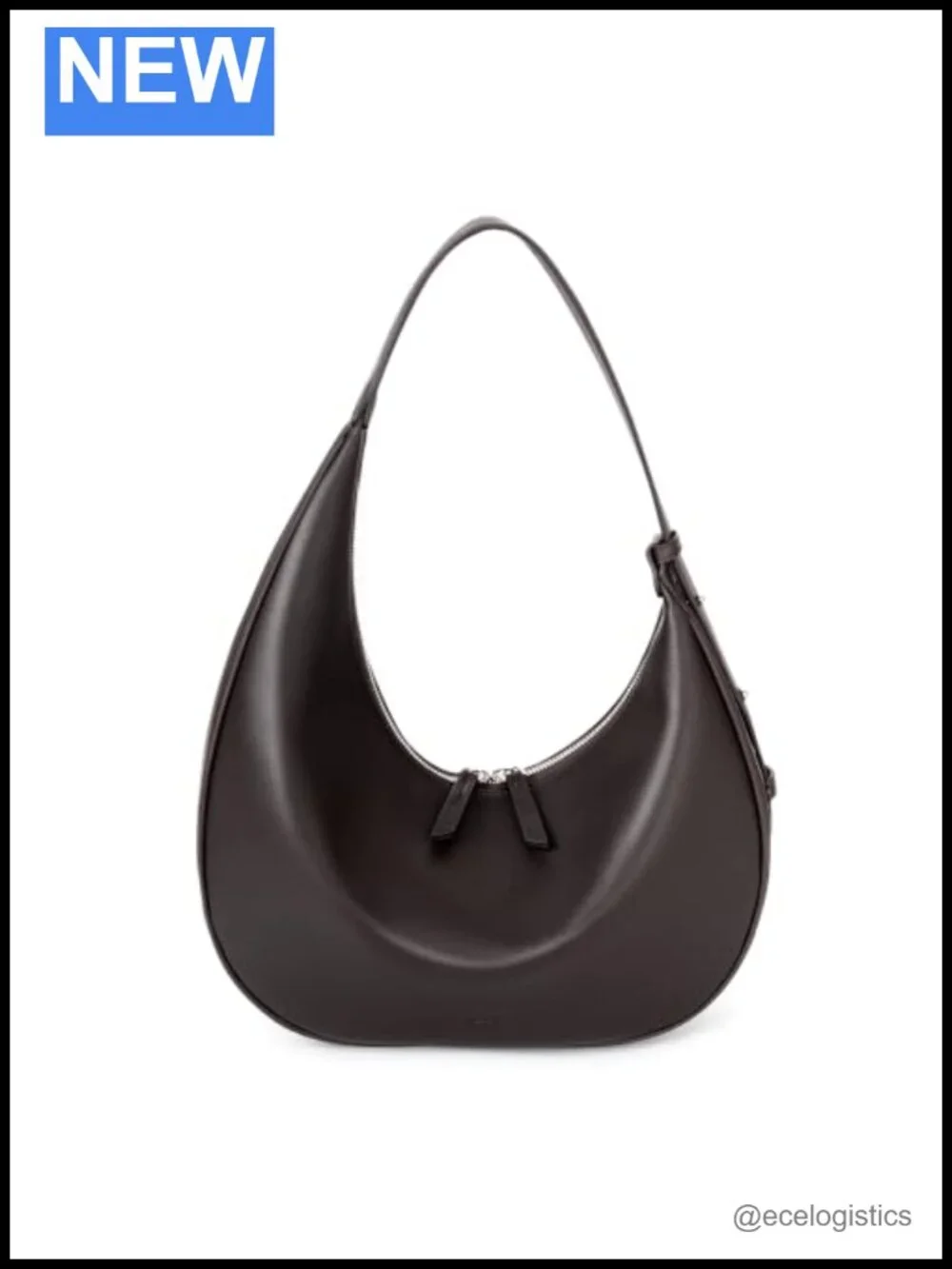 Genuine Leather Slouchy Hobo Bag Women's Crescent Crossbody Purse Shoulder Bag
